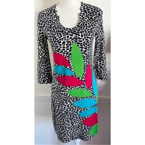 Lilly Pulitzer • Navy Pattern Angie Caterpillar Dress